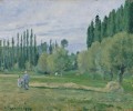 haymaking 1874 Camille Pissarro